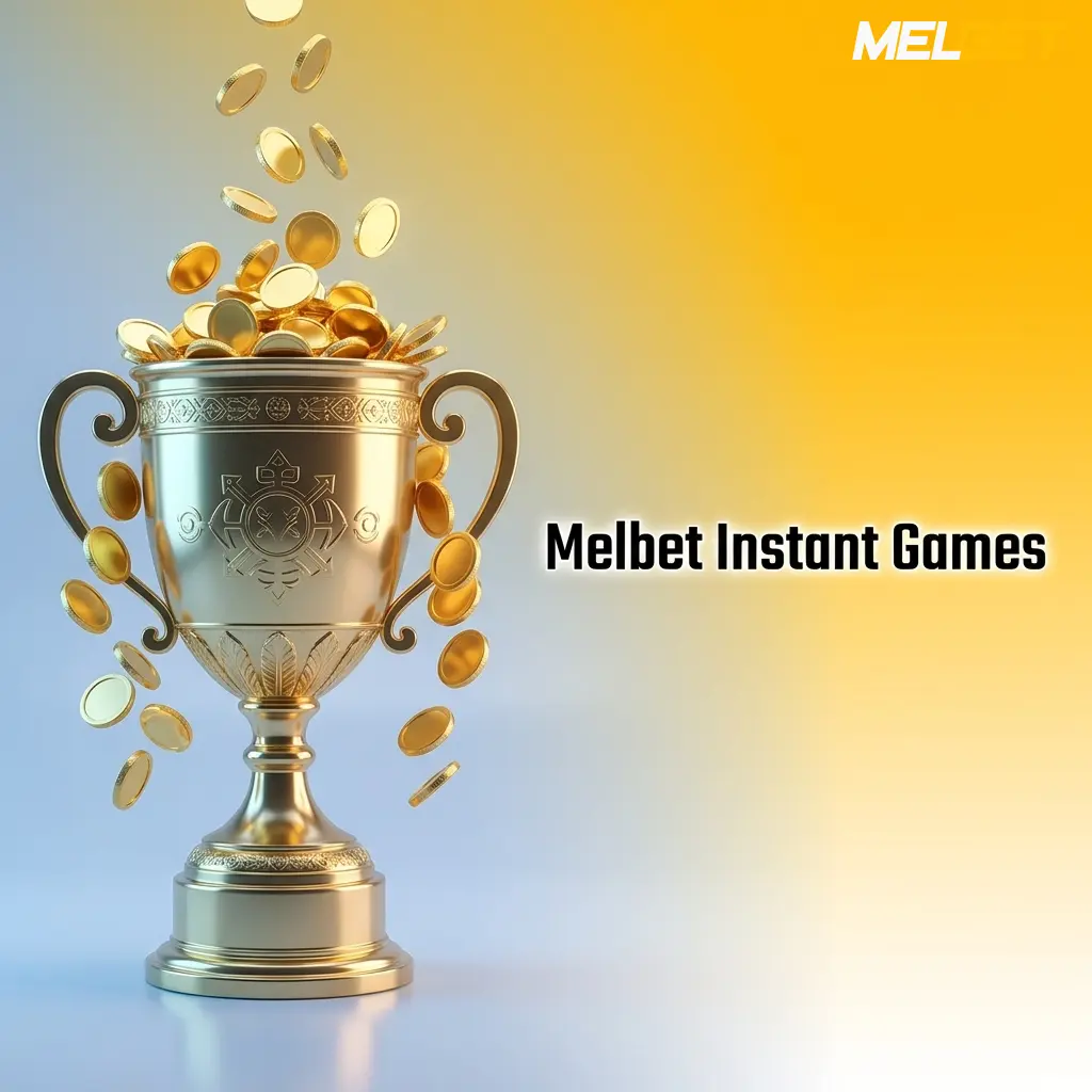Melbet platform interface showing instant games lobby with various fast-play casino game options available