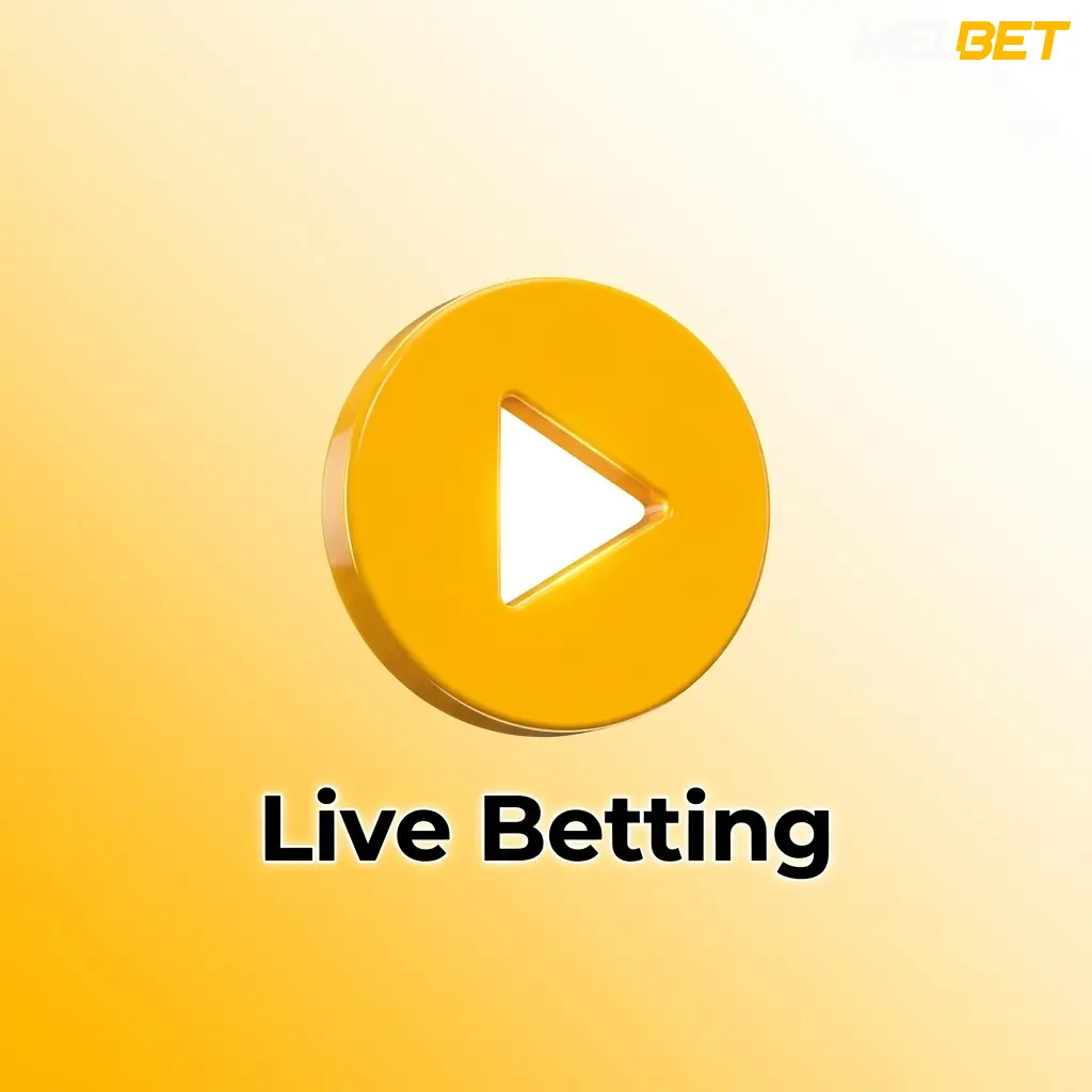 Live betting interface showing real-time odds and in-play wagering options for sports events